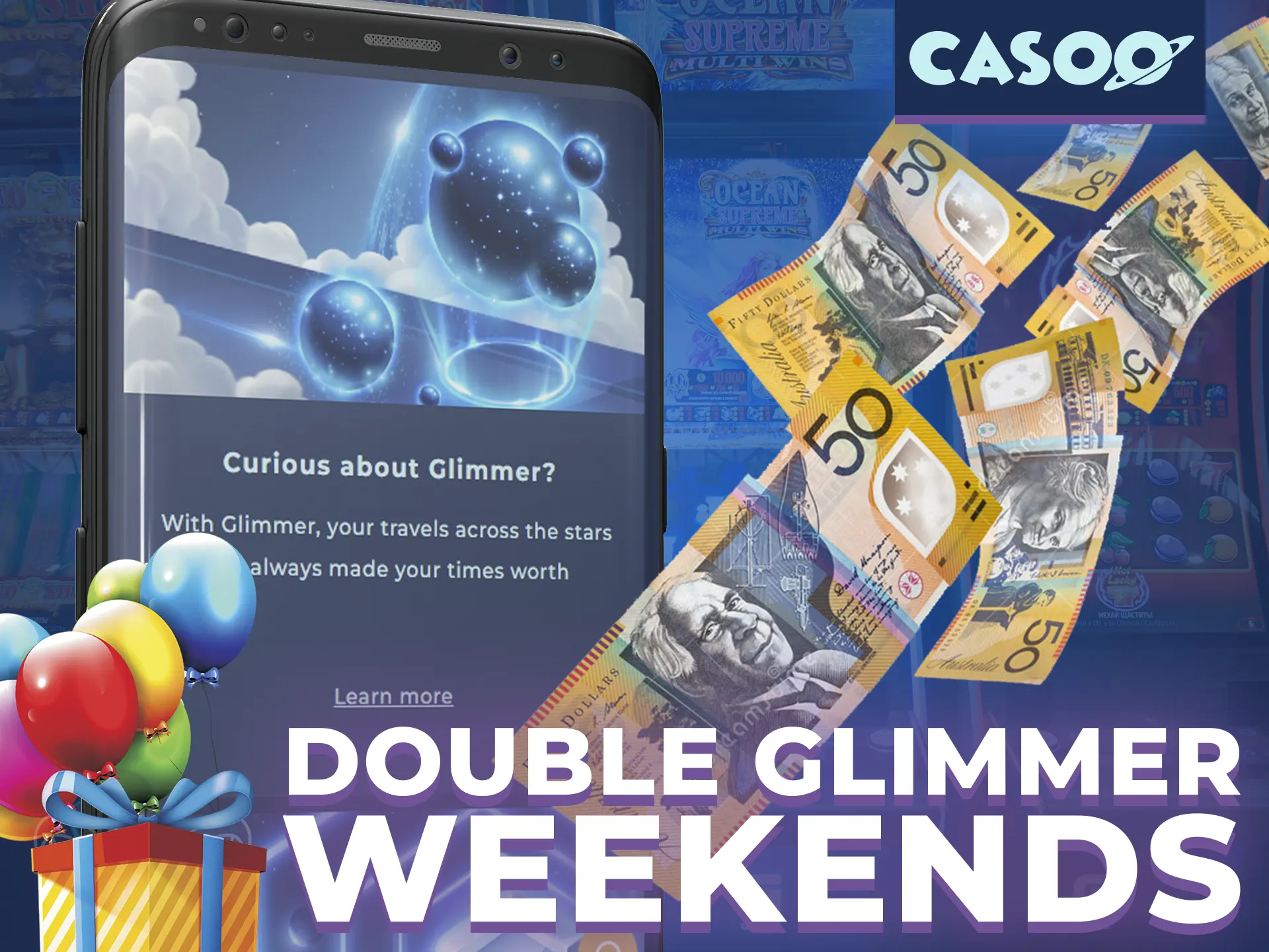 Learn how to get some profits from double glimmer weekends bonus.