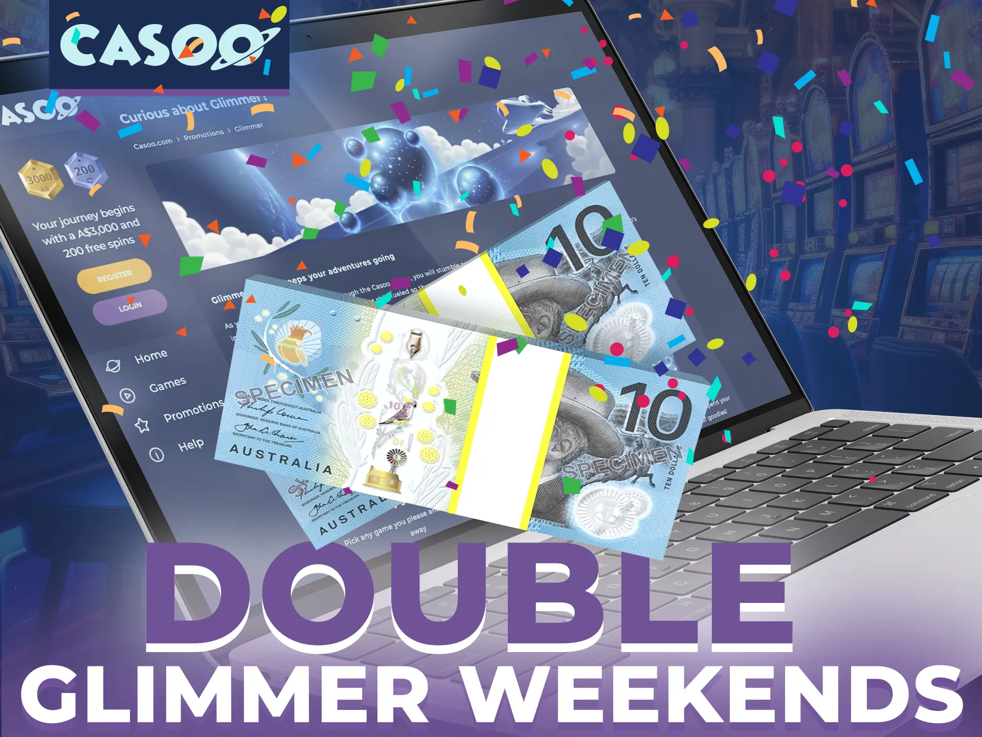 Get extra rewards with double glimmer weekends.