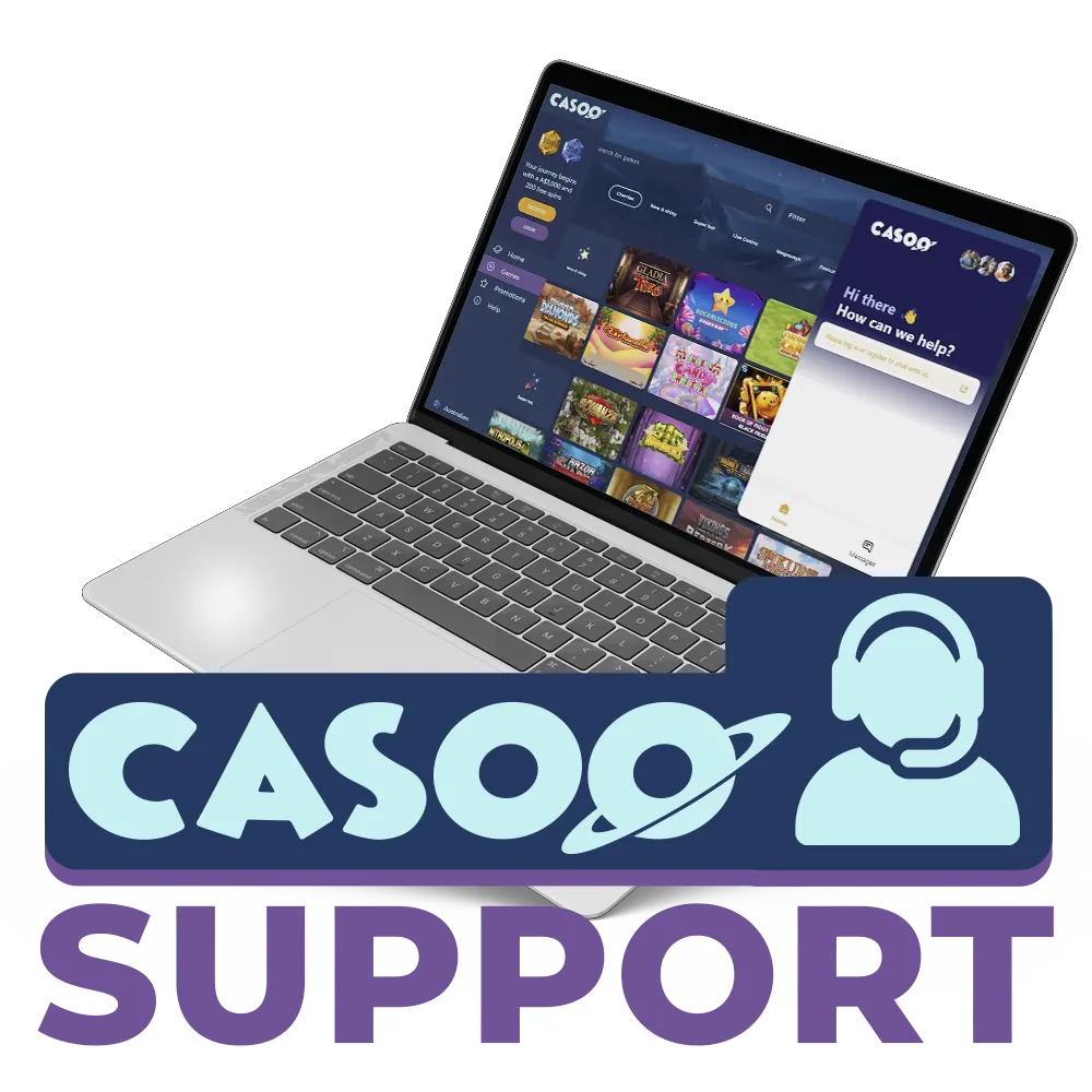 Use customer support at Casoo online casino to solve any problem you`re facing.