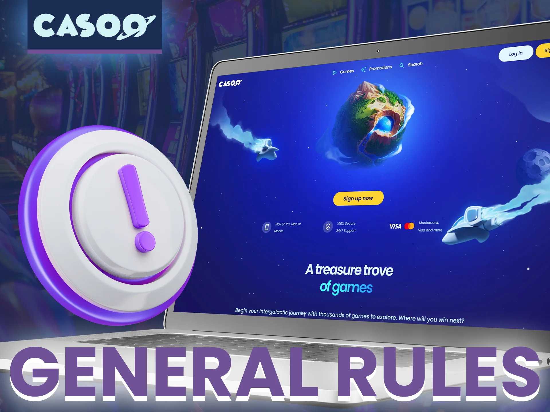 Follow these rules when creating an account at Casoo Casino.