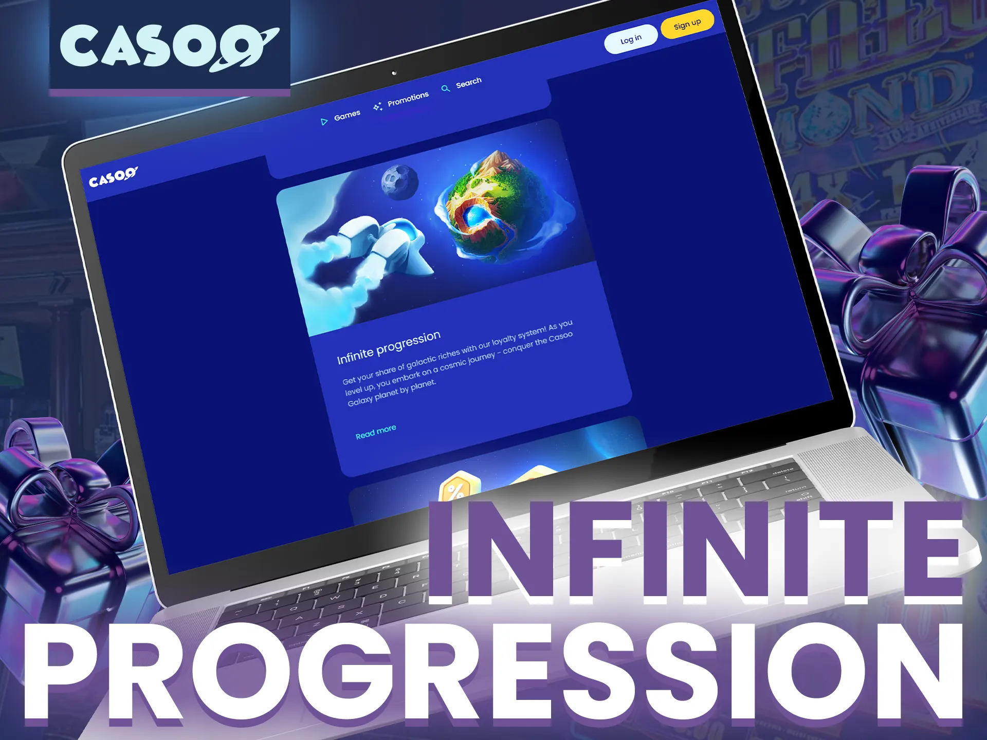 Take advantage of Casoo Casino Infinite Progression.